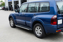 Mitsubishi Pajero Wagon III 1999–2006 Astinlaudat Maya V1 (2 kpl, alumiini) kuva 1