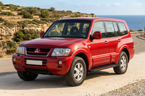 Mitsubishi Pajero Wagon III 1999–2006 Sivuaskelmat Maya Red (2 kpl, alumiini) kuva 1