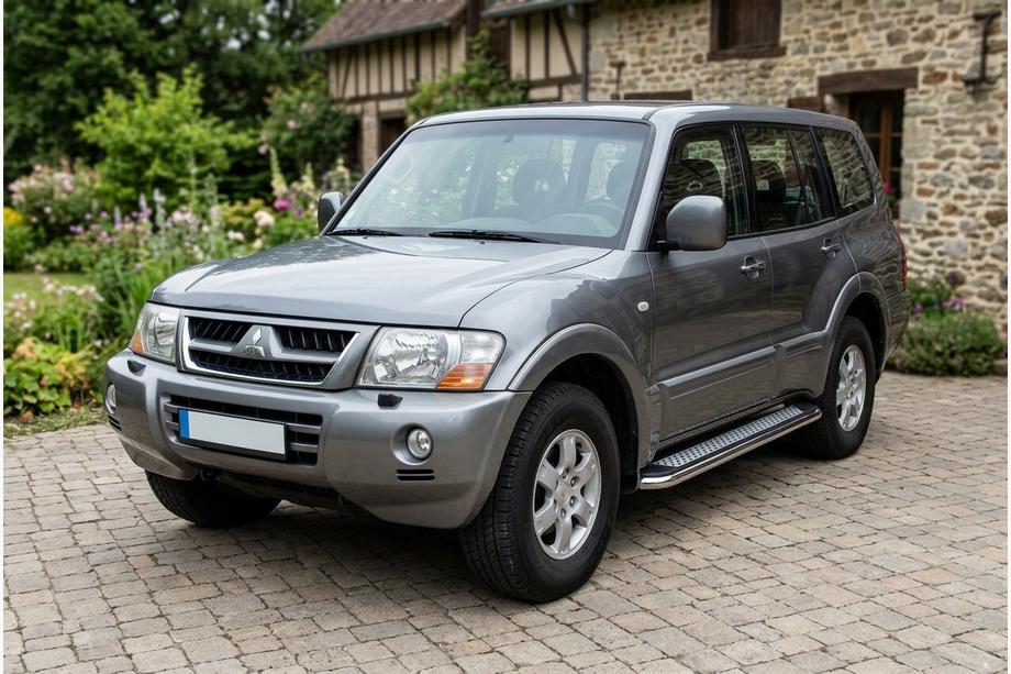 Mitsubishi Pajero Wagon III 1999–2006 Maydos V2 sivuportaat (2 kpl, alumiini ↗ ruostumaton teräs) Image