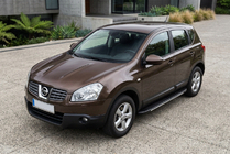 Nissan Qashqai 2007–2010 Bosphorus Grey -sivuastinlaudat (2 kpl, alumiini) kuva 1