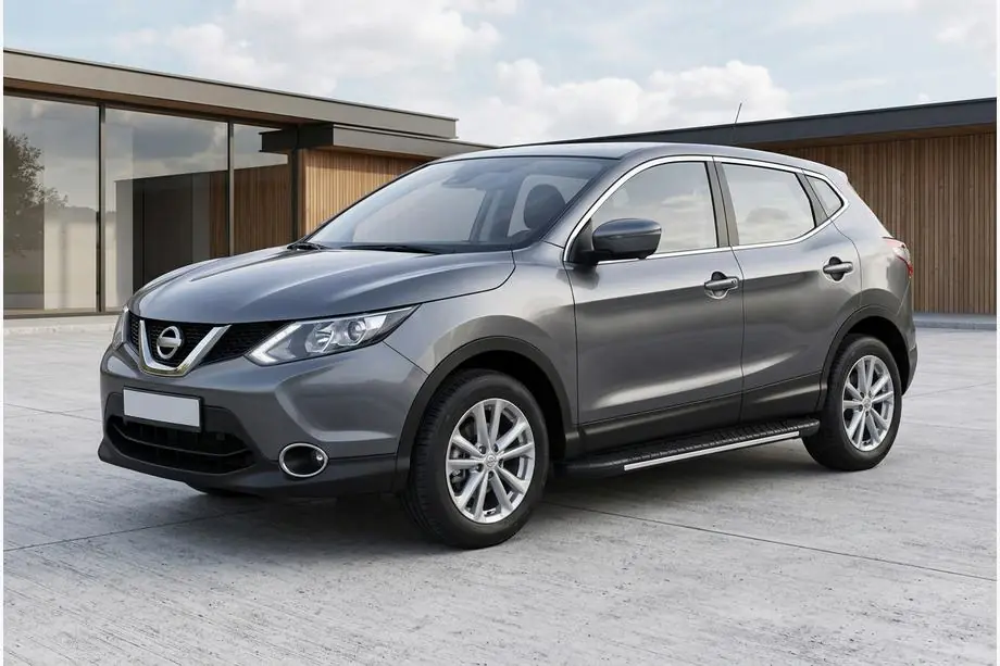 Nissan Qashqai 2014–2021 Bosphorus Grey sivuaskelmat (2 kpl, alumiini) Image