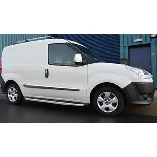 Kromiset ovenkahvan kuoret (4 kpl, ruostumaton teräs) Fiat Fiorino/Qubo 2008–2024 kuva 2