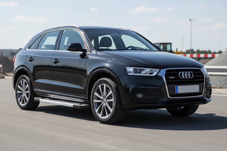 Audi Q3 2011–2019 Sivuporrassarja New Vision Grey (2 kpl, alumiini) Image