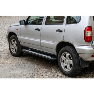 Sivuastinlaudat New Vision Black (2 kpl, alumiini) kuva 1