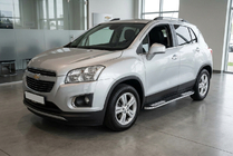 Chevrolet Trax 2012–2023 Tayga V2 sivukynnykset (2 kpl, alumiini) kuva 1