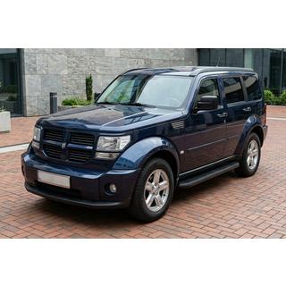 Tayga Black sivuaskelmat (2 kpl, alumiini) Dodge Nitro 2006–2011 kuva 1