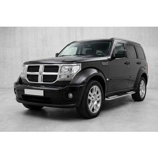 Tayga V2 sivukynnykset (2 kpl, alumiini) Dodge Nitro 2006–2011 kuva 1
