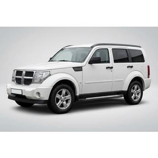 Sivuastinlaudat New Vision Black (2 kpl, alumiini) Dodge Nitro 2006–2011 kuva 1
