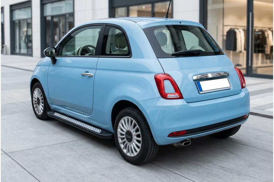 Fiat 500/500L 2013–2022 Sivuastinlaudat New Vision Black (2 kpl, alumiini) Image