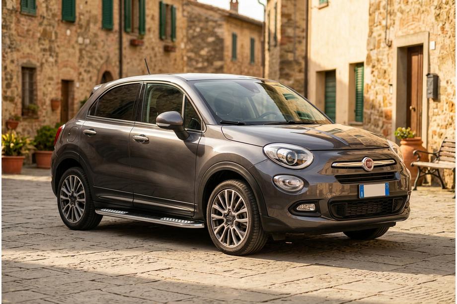 Fiat 500X 2014–2024 Tayga V2 sivukynnykset (2 kpl, alumiini) Image