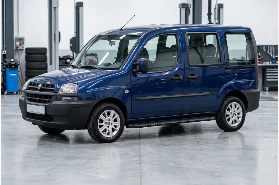 Fiat Doblo I 2001–2005 Tayga Black sivuaskelmat (2 kpl, alumiini) Image