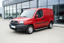 Fiat Doblo I 2001–2005 BlackLine-sivuporrassarja (2 kpl, alumiini) kuva 1