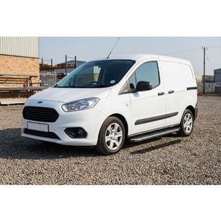 BlackLine-sivuporrassarja (2 kpl, alumiini) Ford Courier 2014–2023 kuva 1