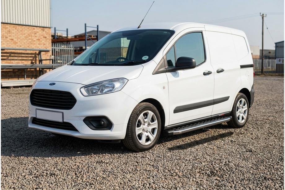 Ford Courier 2014–2023 BlackLine-sivuporrassarja (2 kpl, alumiini) Image