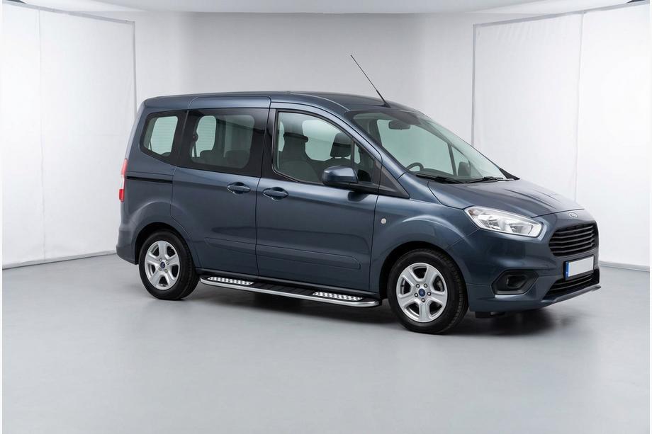 Ford Courier 2014–2023 Tayga V2 sivukynnykset (2 kpl, alumiini) Image