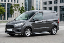 Ford Courier 2014–2023 Sivuporrassarja New Vision Grey (2 kpl, alumiini) kuva 1