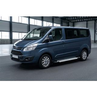 Sivuporrassarja New Vision Grey (2 kpl, alumiini) Ford Custom 2013–2022 kuva 1