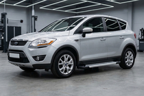 Ford Kuga 2008–2013 Sivuporrassarja New Vision Grey (2 kpl, alumiini) kuva 1