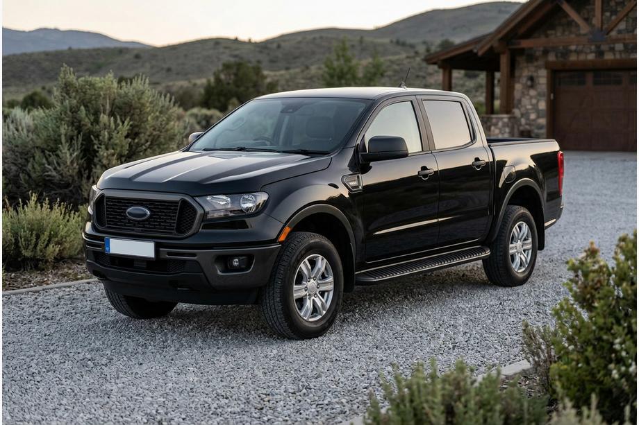 Ford Ranger 2011–2022 Tayga Black sivuaskelmat (2 kpl, alumiini) Image