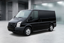 Ford Transit 2000–2014 Tayga Black sivuaskelmat (2 kpl, alumiini) L1 (lyhyt) kuva 1