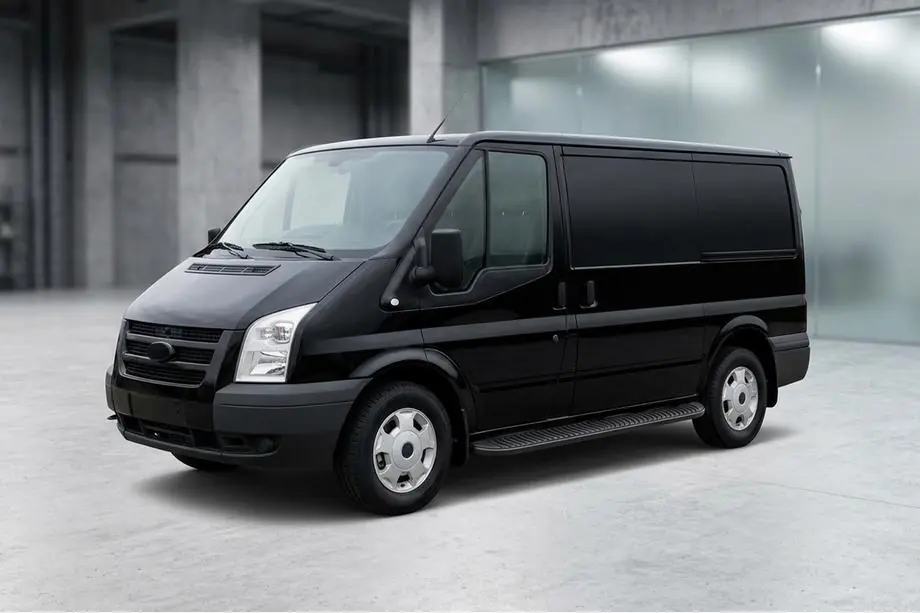 Ford Transit 2000–2014 Tayga Black sivuaskelmat (2 kpl, alumiini) Image