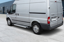 Ford Transit 2000–2014 Sivuporrassarja New Vision Grey (2 kpl, alumiini) L3/L4 (pitkä) kuva 1