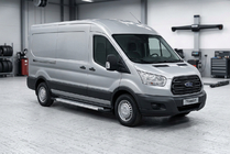 Ford Transit 2014– Sivuporrassarja New Vision Grey (2 kpl, alumiini) L1 (vakio) kuva 1