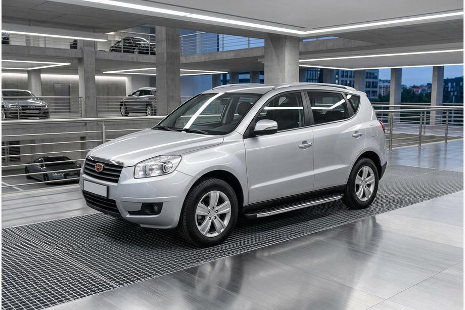 Geely Emgrand X7 2011– BlackLine-sivuporrassarja (2 kpl, alumiini) Image