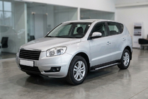 Geely Emgrand X7 2011– Sivuastinlaudat New Vision Black (2 kpl, alumiini) kuva 1
