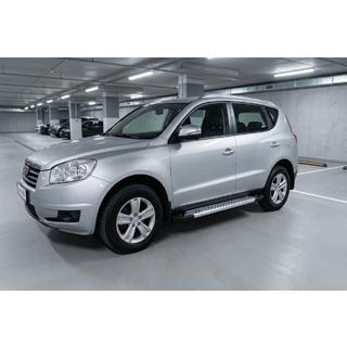 Sivuporrassarja New Vision Grey (2 kpl, alumiini) Geely Emgrand X7 2011– kuva 1