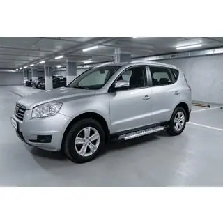 Sivuporrassarja New Vision Grey (2 kpl, alumiini) Geely Emgrand X7 2011– kuva 1