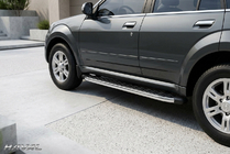 GreatWall Haval/Hover H3 2005–2013 BlackLine-sivuporrassarja (2 kpl, alumiini) kuva 1