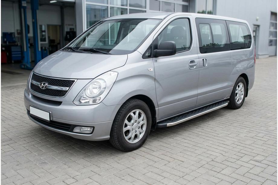 Hyundai H300, H1, Starex 2008–2020 BlackLine sivuastinlaudat (2 kpl, alumiini) Image