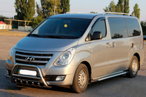 Hyundai H300, H1, Starex 2008–2020 Line-sivuporrassarja (2 kpl, alumiini) kuva 1
