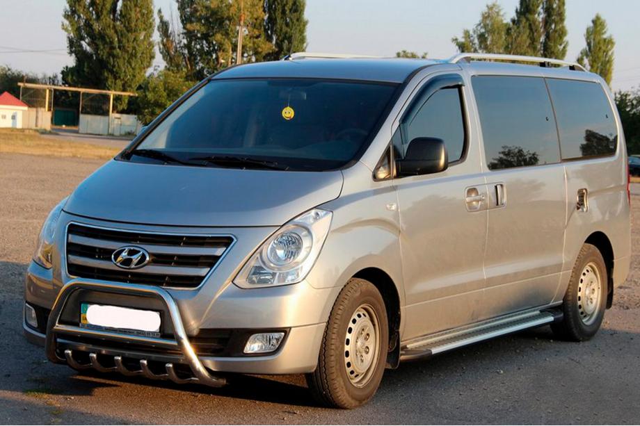 Hyundai H300, H1, Starex 2008–2020 Line-sivuporrassarja (2 kpl, alumiini) Image