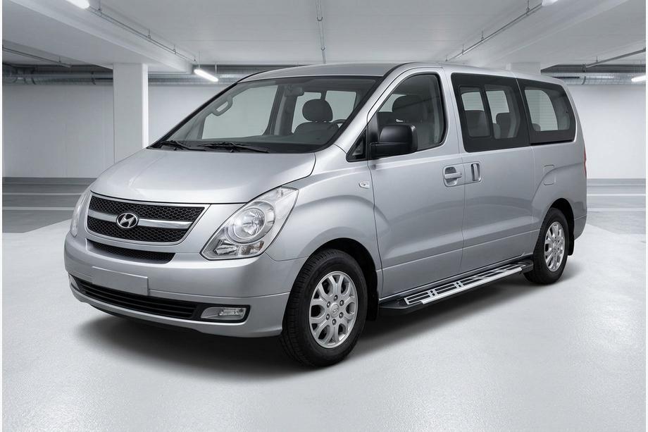Hyundai H300, H1, Starex 2008–2020 Sunrise sivuaskelmat (2 kpl, alumiini) Image
