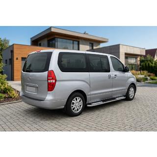 Tayga V2 sivuastinlaudat (2 kpl, alumiini) Hyundai H300, H1, Starex 2008–2020 kuva 1