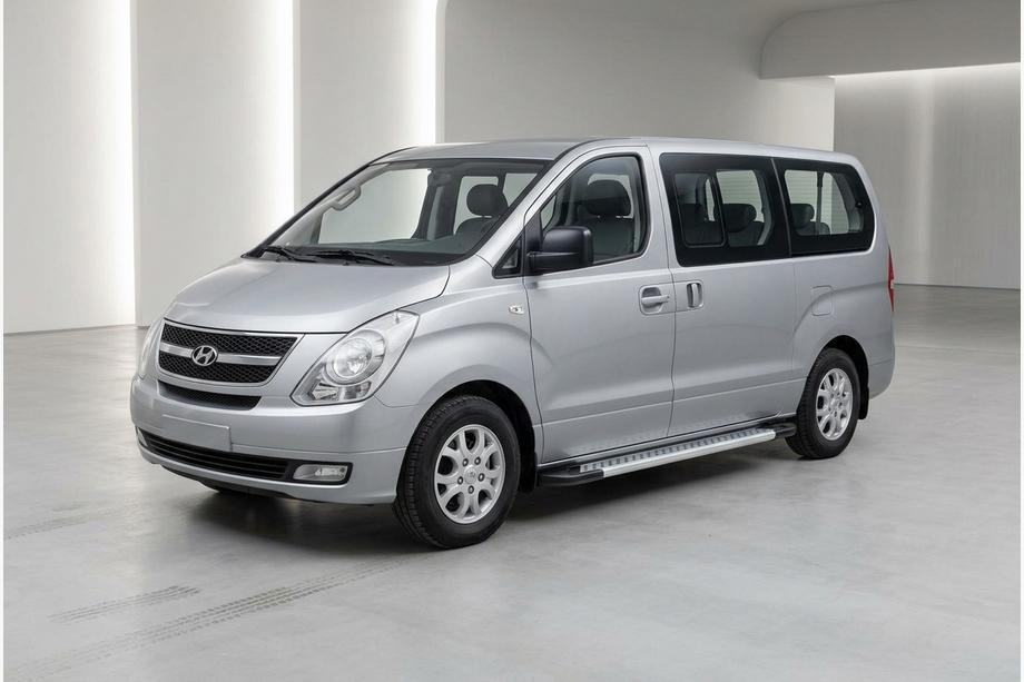 Hyundai H300, H1, Starex 2008–2020 Sivuporras New Vision Grey (2 kpl, alumiini) Image
