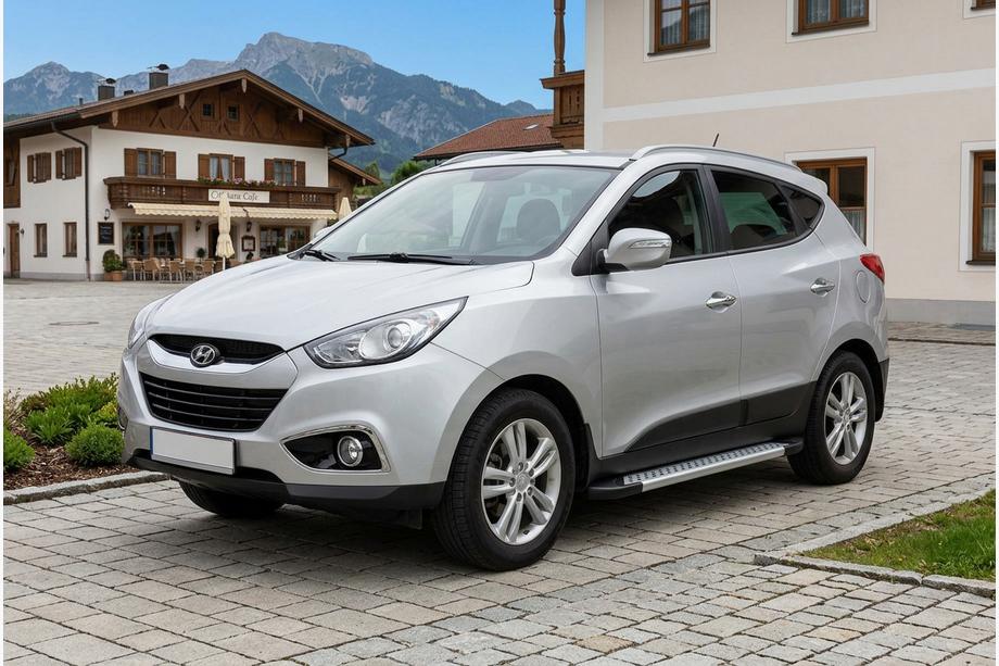 Hyundai IX-35 2010–2015 Sivuporrassarja New Vision Grey (2 kpl, alumiini) Image