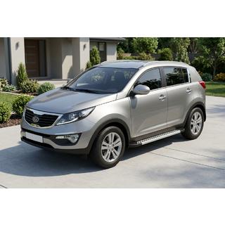 Sivuporrassarja New Vision Grey (2 kpl, alumiini) kuva 1