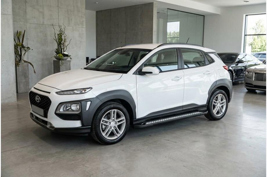 Hyundai Kona 2017–2023 Sivuastinlaudat New Vision Black (2 kpl, alumiini) Image