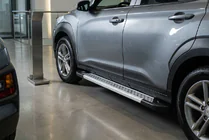 Hyundai Kona 2017–2023 Sivuporrassarja New Vision Grey (2 kpl, alumiini) kuva 1