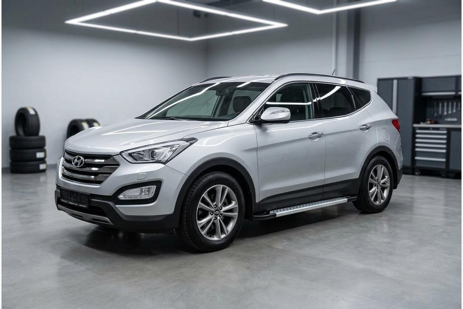 Hyundai Santa Fe 3 2012–2018 Sivuporrassarja New Vision Grey (2 kpl, alumiini) Image