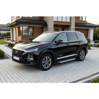 Sivuporrassarja New Vision Grey (2 kpl, alumiini) Hyundai Santa Fe 4 2018–2023 kuva 1