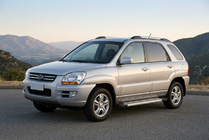 Kia Sportage 2004–2010 Sivuporrassarja New Vision Grey (2 kpl, alumiini) kuva 1