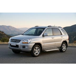 Sivuporrassarja New Vision Grey (2 kpl, alumiini) Kia Sportage 2004–2010 kuva 1