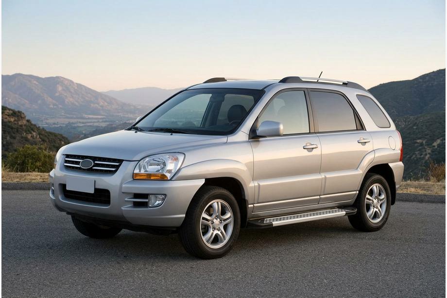 Kia Sportage 2004–2010 Sivuporrassarja New Vision Grey (2 kpl, alumiini) Image