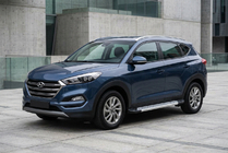 Hyundai Tucson TL 2016–2021 Sivuporrassarja New Vision Grey (2 kpl, alumiini) kuva 1