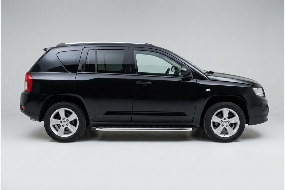 Jeep Compass 2006–2016 BlackLine-sivuporrassarja (2 kpl, alumiini) Image
