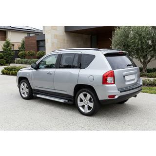 Sivuporrassarja New Vision Grey (2 kpl, alumiini) kuva 1